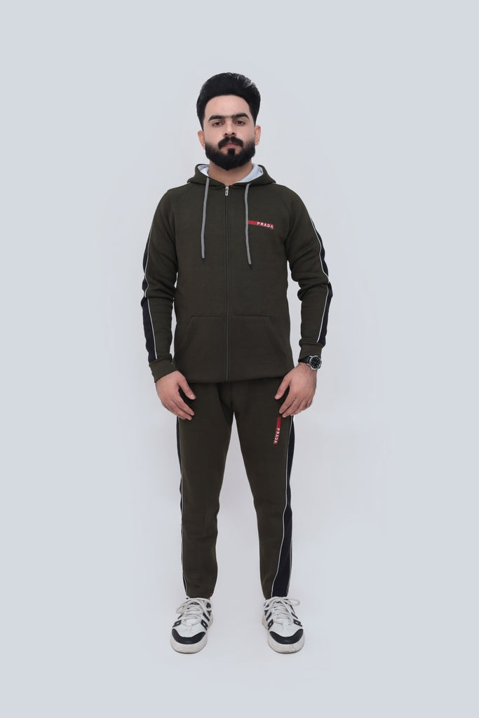 Panel Contrast Tracksuit - Unisex