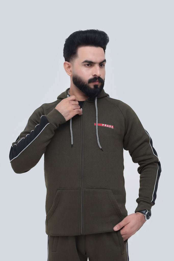 Panel Contrast Tracksuit - Unisex