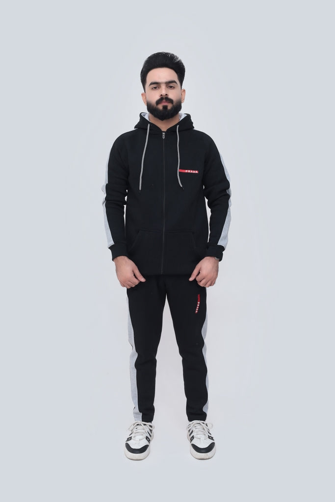 Panel Contrast Tracksuit - Unisex